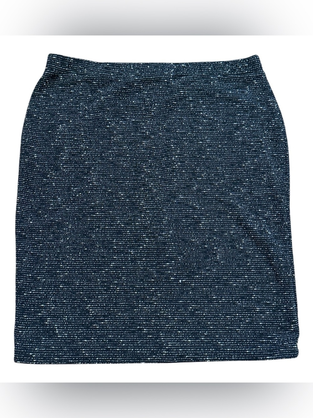 Liz Claiborne Metallic Navy Pencil Skirt XXL